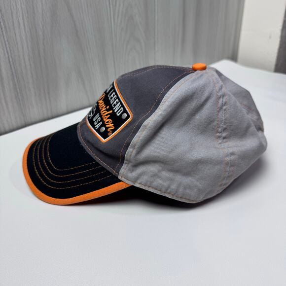 Harley Davidson Namesake Baseball Cap American Legend Mil. USA One Size Gray - Picture 4 of 9